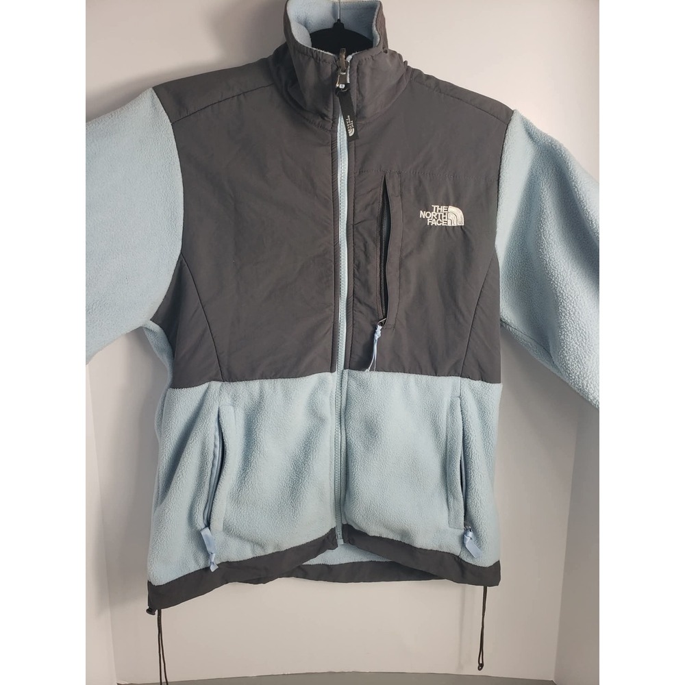 The North Face Denali Fleece Jacket Womens Small Blue Gray Full Zip‎